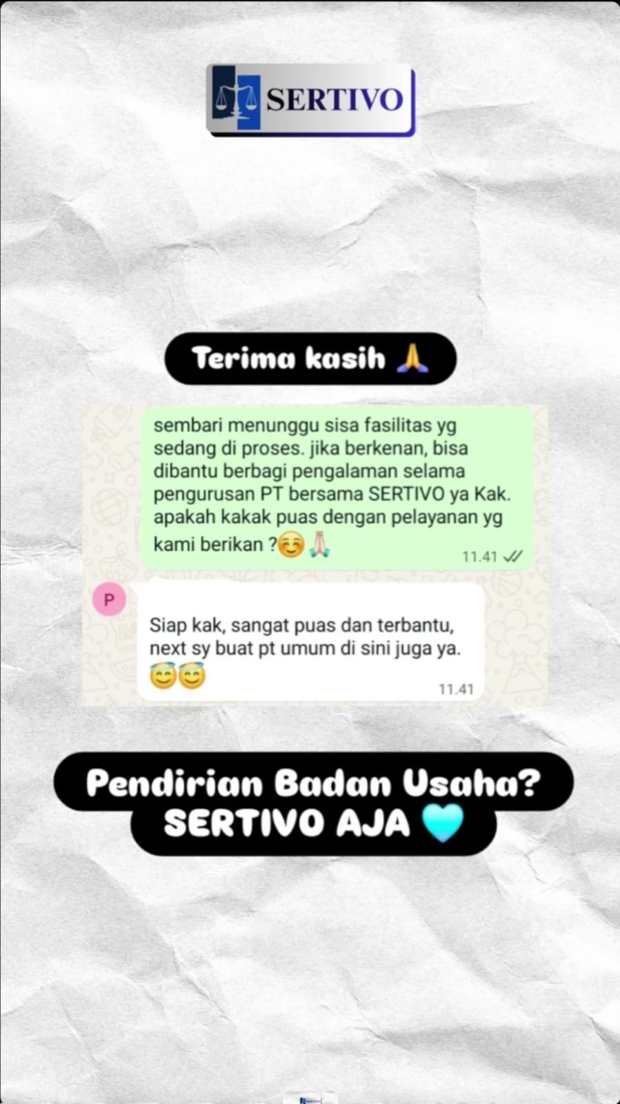 Testimoni Sertivo 10
